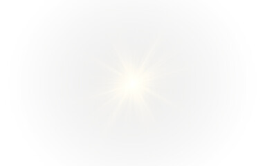 Wall Mural - png starburst flare sunshine design glowing heat fire radiant yellow vector background sunbeam light