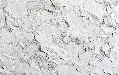 Poster - Textured, light gray stucco wall with uneven surface and subtle cracks.  Detailed close-up view of the material