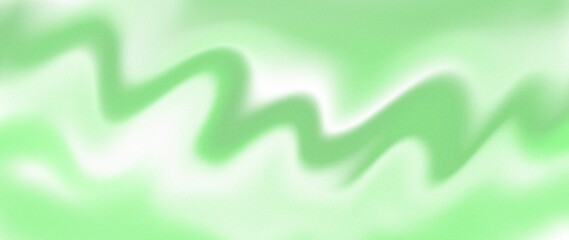 Aufkleber - Smooth green abstract background with soft flowing curves and gradient transitions, creating a calming and fluid design. Ideal for modern presentations and digital designs