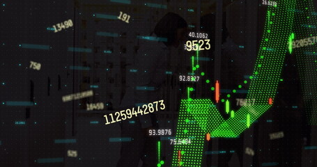 Poster - image of text with globe and network of connections