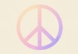 © Shah Putra - Gradient pastel peace icon art