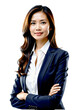 © Alvin - Confident Asian Businesswoman in Suit with Arms Crossed - Professional Portrait