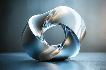 Poster - Modern random geometric wallpaper 3d background, generative AI picture