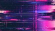© MINHOO - Illustration abstract cyberpunk colorful techno glitch background. Generated AI image