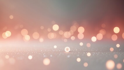 Poster - soft textured polka dot design with blurred effect