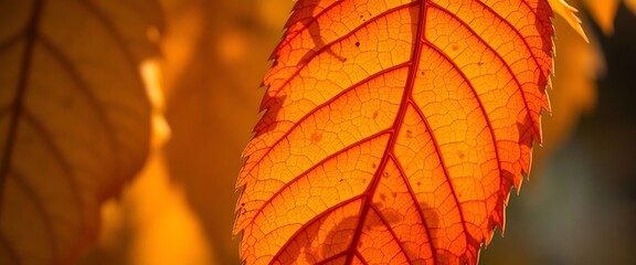 close up of a leaf on a tree