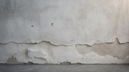Poster - Wall surface with white mortar and textured background