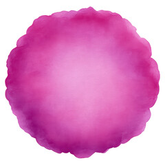 Poster - Pink Watercolor Background with Soft Edges for Creative Designs and Artworks, isolated on transparent background.