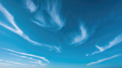 Wall Mural - unclouded blue sky so clear it appears as a painting