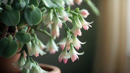 Poster - Intimate shot of a blooming Christmas cactus