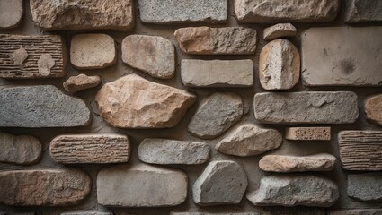 Poster - Texture and pattern close-up of a weathered wall with historical architecture