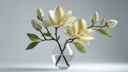 Aufkleber - Charming flower arrangement in a vase