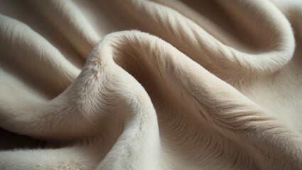 Poster - The background showcases a gentle, smooth fur texture that embodies purity, elegance, and comfort with a refined and clean appearance