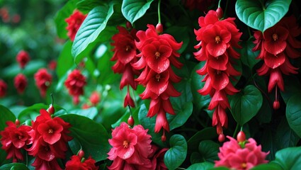 Poster - Begonia located in the park.