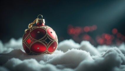 Poster - Festive Christmas table background