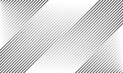 Fototapete - abstract black white gradient diagonal line pattern.