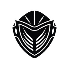 Poster - Abstract shield design with intricate details vector illustration perfect for logos and graphic design projects