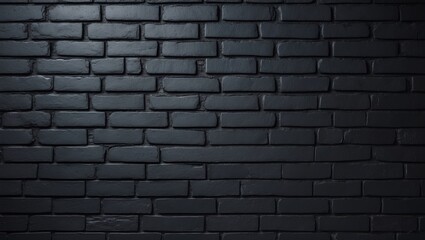 Poster - Old brick wall texture in black for backgrounds and digital design