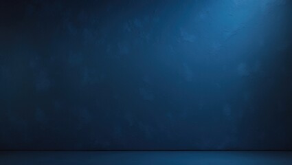 Poster - Metallic surface on a dark blue background.