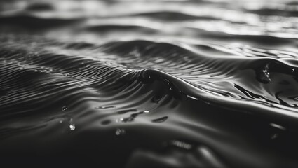 Poster - High resolution dark oil background with water textures.