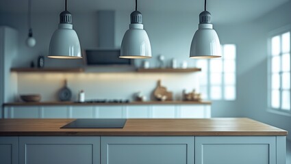 Poster - obscured view of modern culinary area