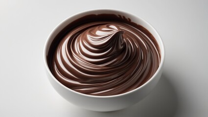 Aufkleber - Rich melted chocolate served in a bowl
