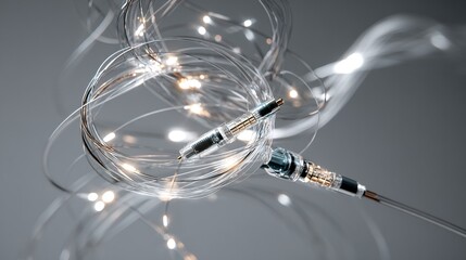 Poster - Illuminated Fiber Optics: A Glimpse into Future Communication Networks Concept