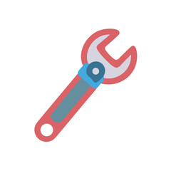 Poster - Wrench illustration for maintenance and repair concept graphic