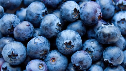 Aufkleber - Blueberries in a pile.
