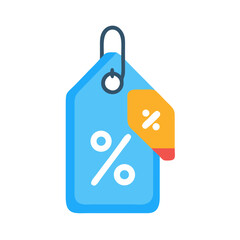 Poster - Vibrant sale tag illustration for retail promotions and discounts