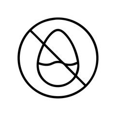 Poster - No oval shape with a wavy line inside, crossed out by a diagonal line inside a circle symbol shown here