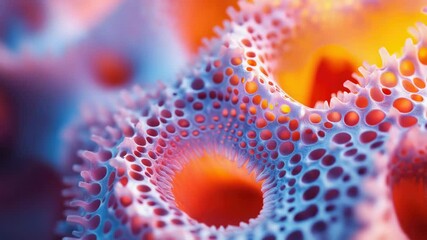 Poster - A detailed image of a starfish's outer shell, featuring intricate details and patterns