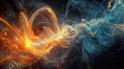 Poster - Abstract energy flow