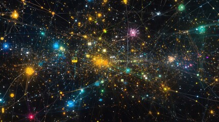 Poster - Abstract network of interconnected nodes (1)