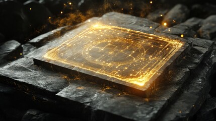 Poster - Ancient technological slab