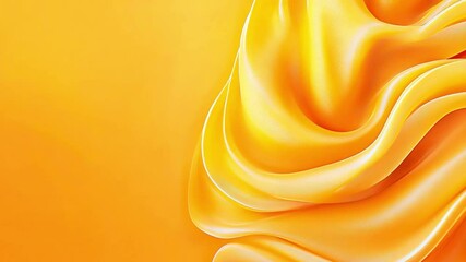 Fototapete - Golden Flow: Abstract liquid forms in a warm, golden hue, creating a sense of fluidity and luxury. Perfect for evoking feelings of opulence, energy and richness. 