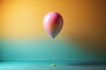 Poster - Minimalist Colorful Balloon Creative Template Background