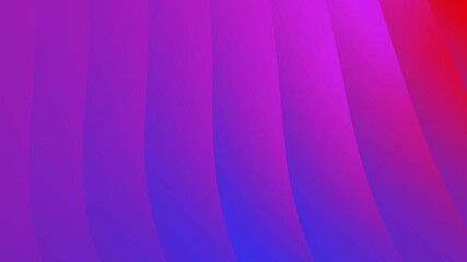 Poster - Abstract Video of Gradient Purple and Red Curved Lines