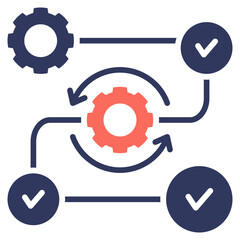 Poster - Process Mixed Icon