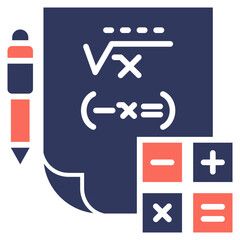Poster - Mathematics Mixed Icon