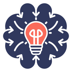 Poster - Brainstorming Mixed Icon