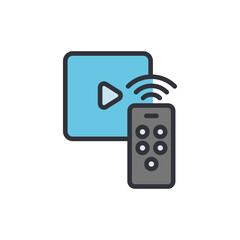 Poster - Digital Entertainment System With Television And Remote Control Device
