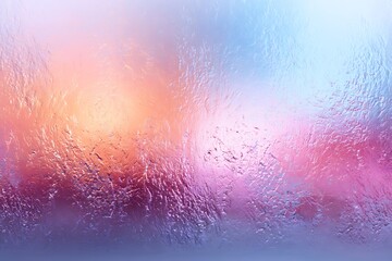 Poster - Abstract Colorful Blurred Background with Water Droplets Texture