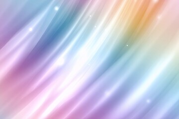 Poster - Abstract Pastel Rainbow Background with Diagonal Light Beams