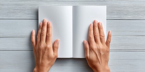 Aufkleber - Minimalist Storytelling Clean Aesthetic Open Book Concept for Personal Growth, Digital Learning, and Creative Mindfulness Exploration