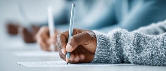 Aufkleber - Minimalist Academic Focus Gen Z Study Intensive with Soft-Touch Texture, Capturing Educational Resilience and Digital-Era Learning Momentum