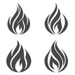 © NusratJahan - High quality fire emoticon isolated on white background. Fire emoji vector illustration. Lit icon.