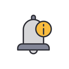 Poster - Notification Alert With Information Symbol On The Transparent Background