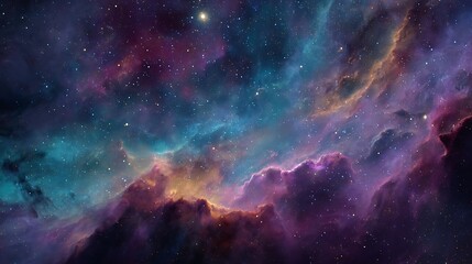 Leinwandbilder - Colorful space galaxy cloud nebula, stary night cosmos, universe science astronomy, supernova background wallpaper