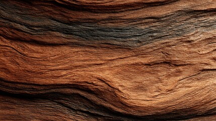Poster - Brown wood texture, abstract background